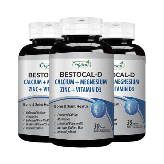 BESTOCAL-D: The All-in-One Supplement for Strong Bones & Naturally Radiant Skin - Organic Nutritions