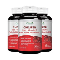 Chelifer Iron + Vitamin C - Organic Nutritions