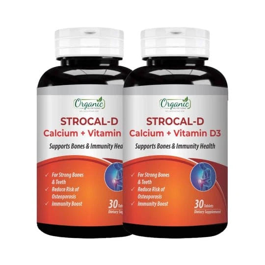 Strocal D Calcium + Vitamin D3 - Organic Nutritions