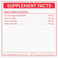 Chelifer Iron + Vitamin C - Organic Nutritions