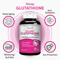 Gluap Glutathione Super Skin Health & Whitening - Organic Nutritions