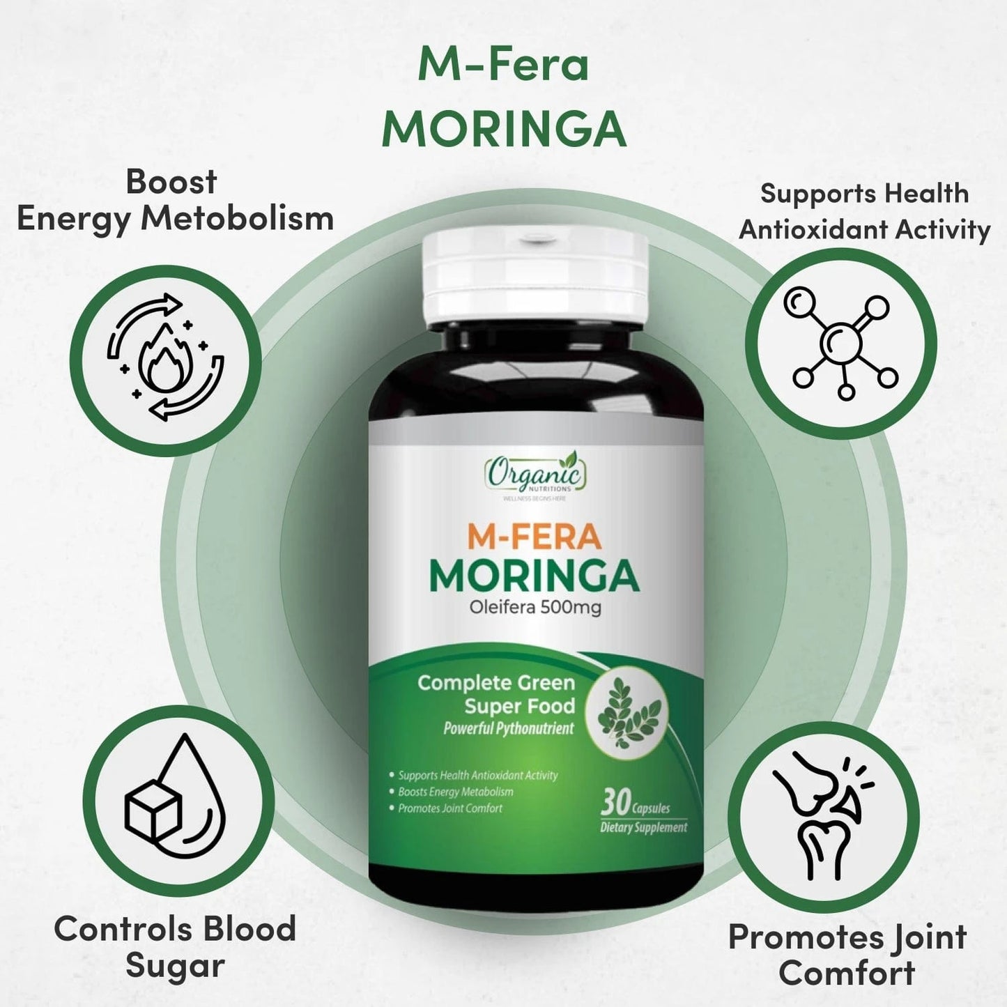 M - Fera Moringa Oleifera - Organic Nutritions