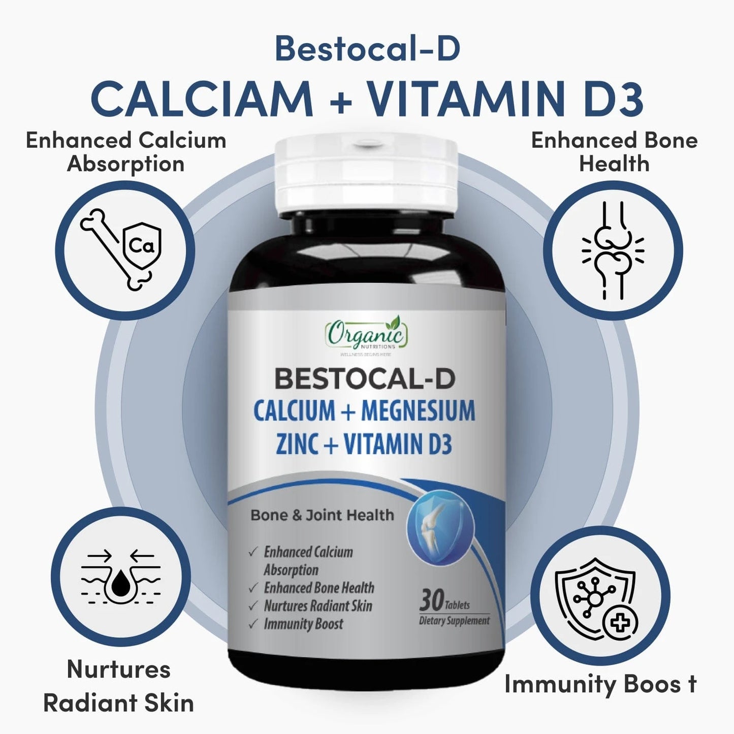 Bestocal D Bone & Joint Health - Organic Nutritions