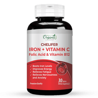Chelifer Iron + Vitamin C - Organic Nutritions
