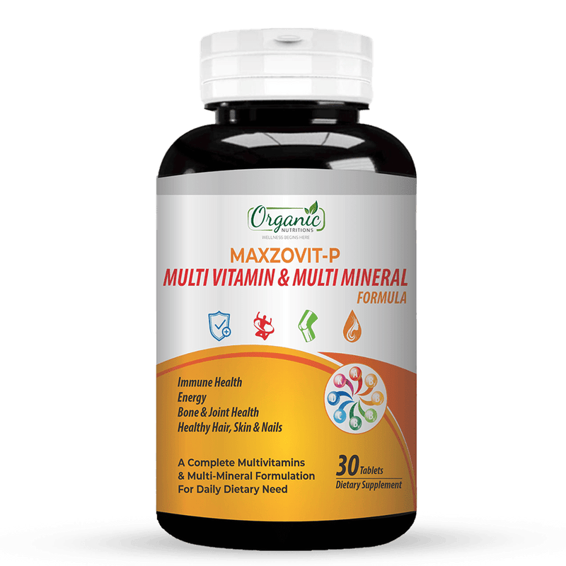 Maxzovit P Multivitamin & Multimineral - Organic Nutritions