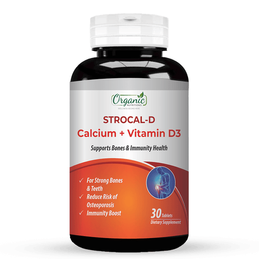 Strocal D Calcium + Vitamin D3 - Organic Nutritions